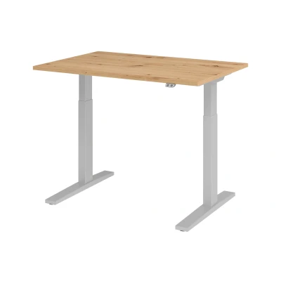 Abbildung von Hammerbacher Schreibtisch XMKA12 Asteiche/Silber
