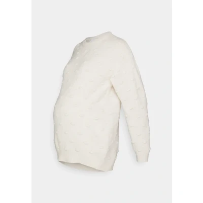 Abbildung von Mamalicious Mlrobin Strickpullover, Damen, Größe: 34, Whitecap gray