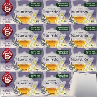 Abbildung von Teekanne Träum schön Harmonie für Körper und Seele 12er Pack (12x34g Packung) + usy Block