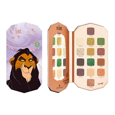 Abbildung von essence Disney Villains Scar eyeshadow palette, Lidschatten, Nr. 03, Mehrfarbig, 14 Farben, langanhaltend, vegan, ohne Mikroplastikpartikel, Nanopartikel frei, ölfrei, 1er Pack (11.2g)