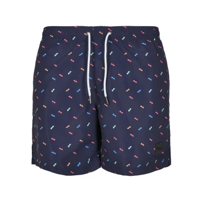 Abbildung von Urban Classics Pattern Badeshorts, Herren, Größe: Large, Sunglasses aop