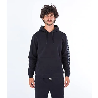 Abbildung von Hurley Herren Acadia Heat Po Pullover Sweater, schwarz, L