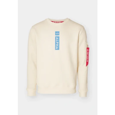 Abbildung von Alpha Industries Sweatshirt, Herren, Größe: XXL, Vintage white