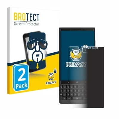 Abbildung von BROTECT (2 Stück Anti Spy Blickschutzfolie für BlackBerry Key2 Privacy Screen Protector [Displayschutz Folie, Sichtschutz, Blaulichtfilter]
