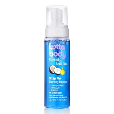 Abbildung von Lottabody Coconut SHEA OILS WRAP ME Foaming Mousse 207ML 7OZ Styling, Größe: 207 ml, None
