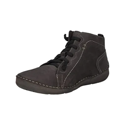 Abbildung von Josef Seibel Fergey Schnürstiefelette, Damen, Größe: 39, Titan Schuhe