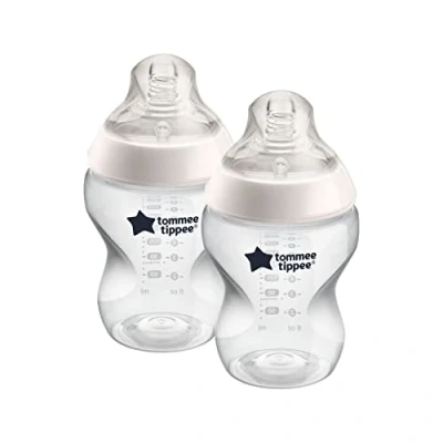 Abbildung von Tommee Tippee Closer to Nature Feeding Bottles Slow Flow 0m+, 2 each