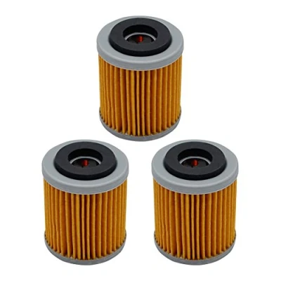 Abbildung von AHL 142 Ölfilter für Yamaha YFM350X WARRIOR 350 1987 2004 (Gelb,3 Stück)