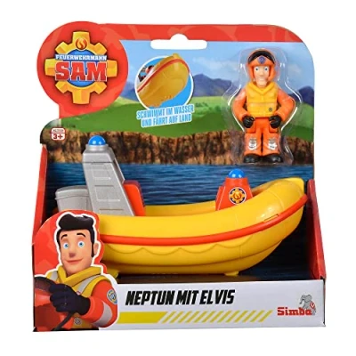 Abbildung von SIMBA Badespielzeug Feuerwehrmann Sam, Neptun mit Elvis Figur