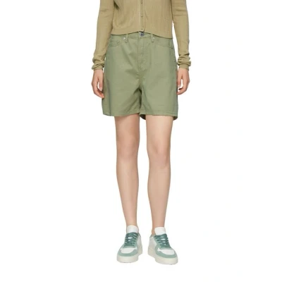 Abbildung von QS Jeans Shorts, Damen, Größe: 36, Salbeigrün