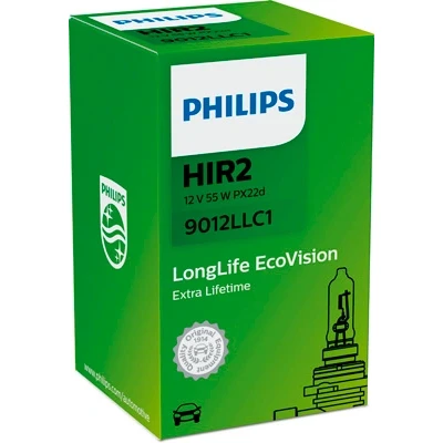 Abbildung von Glühlampe, Fernscheinwerfer PHILIPS 9012LLC1
