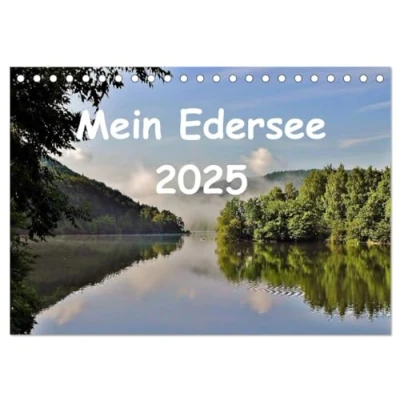 Abbildung von Mein Edersee 2025 (Tischkalender DIN A5 quer), CALVENDO Monatskalender