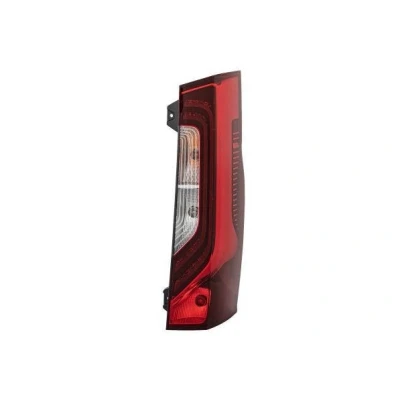 Abbildung von HELLA 2SK 013 253 221 Rückleuchte rechts P21W, PY21W 12 mit Glühlampen Lampenträger MERCEDES BENZ: Sprinter 4 t Kastenwagen