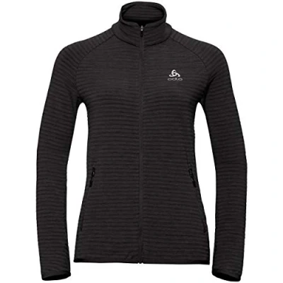 Abbildung von Odlo Damen Vivid Ceramiwarm Fleecejacke, Black, XS
