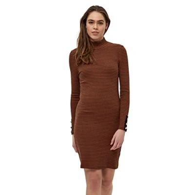 Abbildung von Desires Jamela Etuikleid, Damen, Größe: Medium, Apple butter brown striped