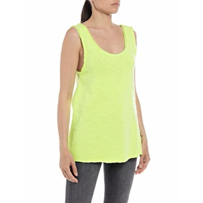 Abbildung von REPLAY Damen W3794 Trägershirt/Cami Shirt, 343 Yellow, XS