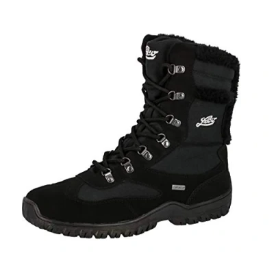 Abbildung von LICO Schnürstiefelette, Damen, Größe: 37, Black Schuhe