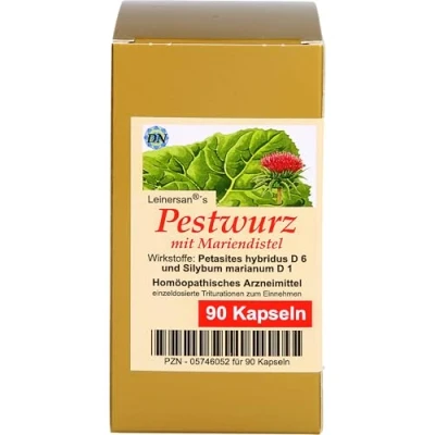 Abbildung von Pestwurz mit Mariendistel Kapseln 90 St
