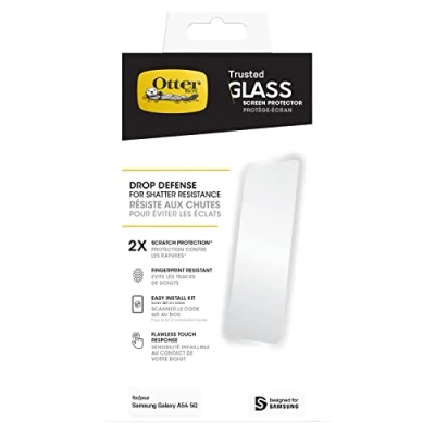 Abbildung von OtterBox Trusted Glass Displayschutz für Samsung Galaxy A54 5G, gehärtetes Glas, x2 Schutz vor Brüchen, Kratzern und Stürzen
