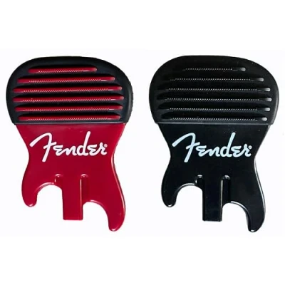 Abbildung von FENDER Hornhautaufbauer und Fingerverstärker (enthält sowohl rote 3,6 kg als auch schwarze 6,8 kg) für Menschen, die jedes Saiteninstrument spielen (Gitarre, Bass, Violine usw.)