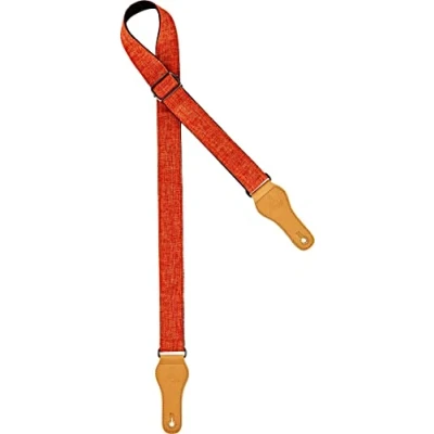 Abbildung von Ortega Guitars Ukulele Gurt Verstellbar Casual Series Baumwolle, Orange (OCS 260U)