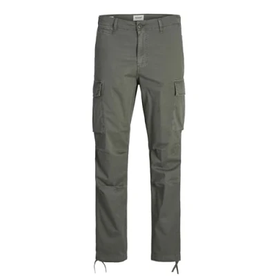 Abbildung von Jack &amp; Jones Jpstace Jjtucker AMA NOOS Cargohose, Herren, Größe: 29x30, Agave green