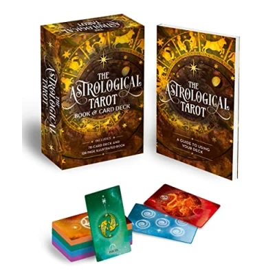 Abbildung von The Astrological Tarot Book &amp; Card Deck: Includes a 78 Deck and 128 Page Illustrated (Arcturus Oracle Kits)