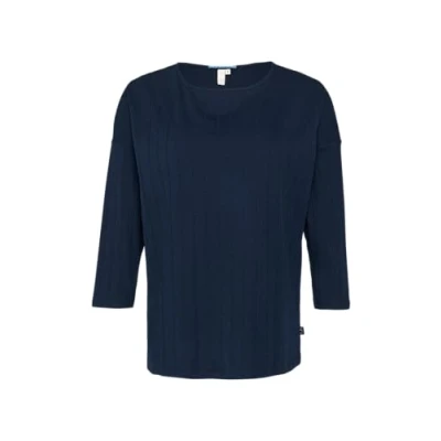 Abbildung von QS IM Loose FIT MIT Langarmshirt, Damen, Größe: XS, Tiefblau