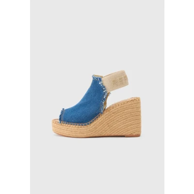 Abbildung von Replay JESS TYNE Plateausandalette, Damen, Größe: 36, Blue Schuhe