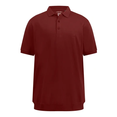 Abbildung von JP1880 Brustdruck Poloshirt, Herren, Größe: 8XL, Dunkel kirschrot