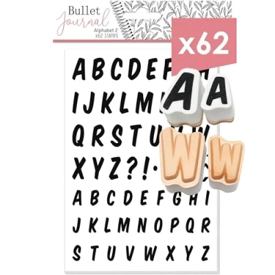 Abbildung von Stamp Bullet Journal Alphabet 2