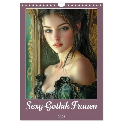 Abbildung von Sexy Gothik Frauen (Wandkalender 2025 DIN A4 hoch), CALVENDO Monatskalender