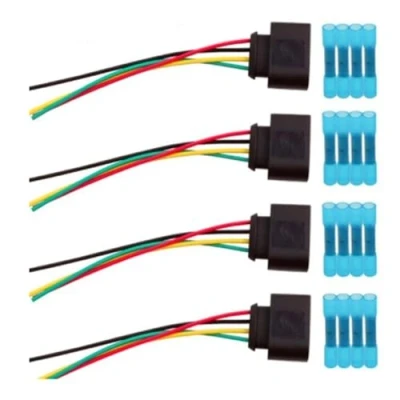 Abbildung von Zündmodul 4Set Zündspule Stecker Kabelbaum Für VW Passat Jetta Golf Touareg 1J097372 4 2011340 1J0998724 Zündanlagen Glühanlagen