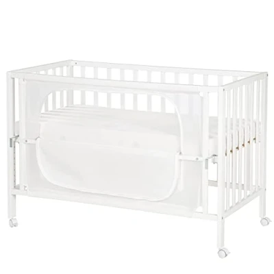 Abbildung von roba Beistellbett, safe asleep Room Bed, 60 x 120 cm &#039;Sternenzauber&#039;, Anstellbett