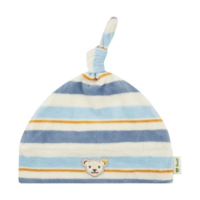 Abbildung von Steiff GOTS Wellness Mütze für Kinder, Größe: 37, Powder blue