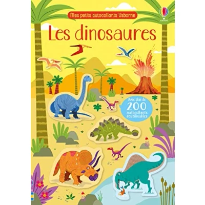 Abbildung von Les dinosaures Mes petits autocollants Usborne: Avec plus de 200 réutilisables