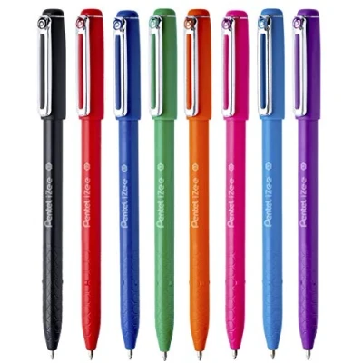 Abbildung von Pentel BX457 Izee Kugelkappe, 0,7 mm, 8 Farben