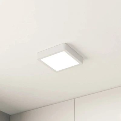 Abbildung von LED Deckenlampe Fueva 5 IP44 3000K weiß 16x16cm