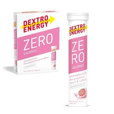 Abbildung von Dextro Energy Elektrolyte ohne Zucker Pink Grapefruit Flavour 1141 mg Elekrolyte, 60 Brausetabletten für Alltag und Sport, Magnesium, Calium, Calcium, Chlorid, Natrium, zuckerfrei, 3er Pack