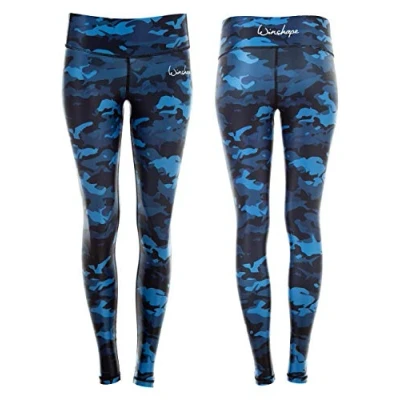 Abbildung von Winshape Functional Power Shape Tights, Damen, Größe: XXL, Camo blue