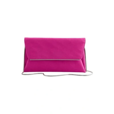 Abbildung von Next FOLD OVER Clutch, Damen, Größe: One Size, Pink