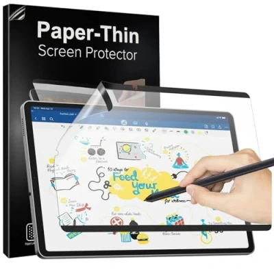Abbildung von TiMOVO 1 Stück Magnetisch Papier Schutzfolie für Galaxy Tab S6 Lite 10.4 Inch(2022/2020), Schreiben und Zeichnen wie auf Papier, Abnehmbar &amp; Wiederverwendbar, Hochempfindlich
