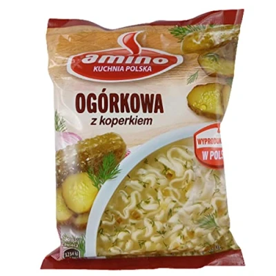 Abbildung von rumarkt Amino Ogorkowa Polnische Instant Nudelsuppe Salzgurkensuppe 22er Pack (22 x 61g)