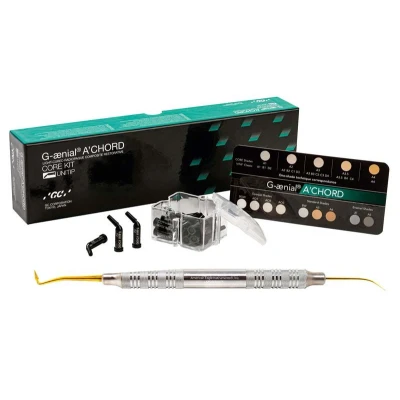 Abbildung von GC g aenial A&#039;CHORD CORE Unitip + Handinstrument 75 x 0,25 Unitip, 1 American Eagle M5 SCULPT