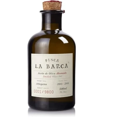 Abbildung von FINCA LA BARCA Geräuchertes Olivenöl 500 ml.