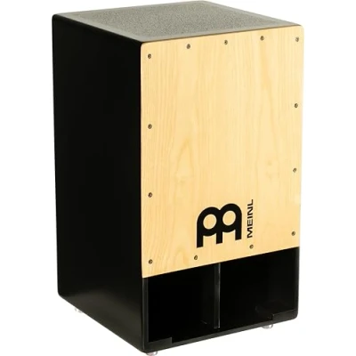 Abbildung von Meinl Percussion Subwoofer Cajon Trommel mit Snare und extrem tiefem Bass American White Ash Frontplatte (SUBCAJ1AWA)