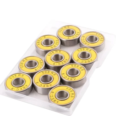 Abbildung von CESFONJER 10 Pcs Skateboard Kugellager Longboard reibungsfreie ABEC 9 für Skateboard, Roller, Inline Skates