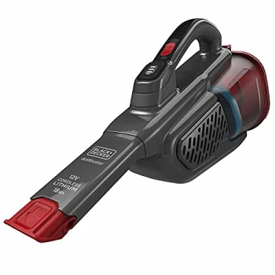 Abbildung von Black &amp; Decker BHHV315J QW, Trocken, Filterung, Beutellos, Schwarz, Rot, 0,7 l, Akku
