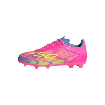 Abbildung von adidas Unisex Kids F50 League FG/MG Fußballschuh Lucid Pink/Lucid Lemon/Blue Fusion 36 2/3
