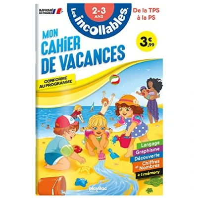 Abbildung von Cahier de vacances 2024 Les incollables Toute Petite Section à 2/3 ans
